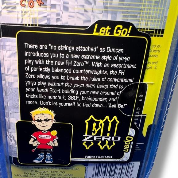 y2k Duncan FH Zero Yo-Yo w/ Counterweights - NEW Sealed 2007 A Fistful of Fury - Picture 9 of 10